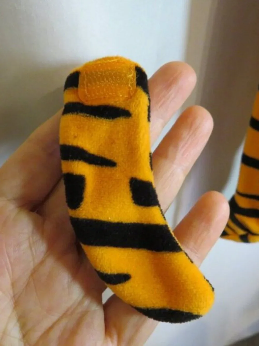 Faded Glory Tiger Striped Hooded Footie Costume Sleeper 3-6M Halloween